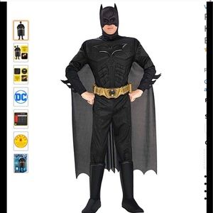 Rubies Adult Batman Costume NWT